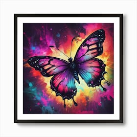 Butterfly Painting 320 Art Print