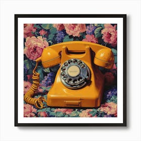 Vintage Telephone Art Print