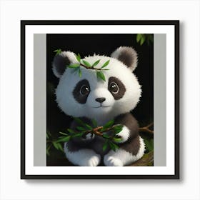 Panda Bear 9 Art Print