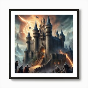 Fantasy Castle 4 Art Print