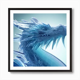 Ice Dragon 2 Art Print