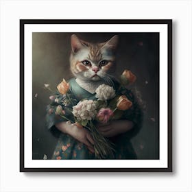 Madam Cat Art Print