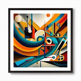 Abstract Painting 5 Art Print