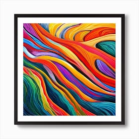 Rainbows of Abstract Art Print