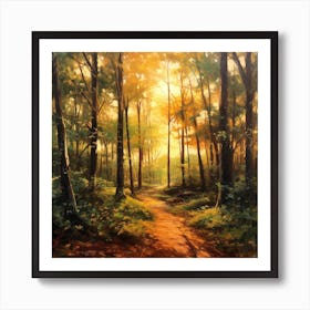 Path In The Woods Art Print