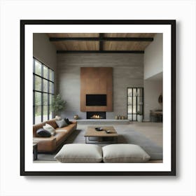 Modern Living Room 19 Art Print