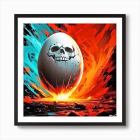 Egg Of Death Art Print