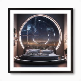 Futuristic Bedroom 13 Art Print