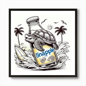 Snapple Turtle Poster