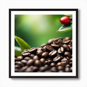 Coffee Beans 107 Art Print