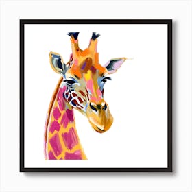 Masai Giraffe 04 Art Print