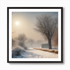 Winter Landscape Art Print