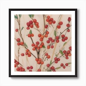 Cranberry Tree Art Print