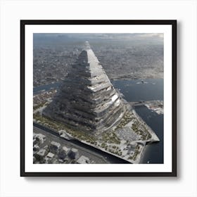 Pyramid City Art Print