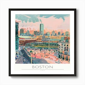 Boston Skyline Art Print