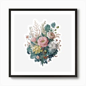 Bouquet Of Flowers 16 Art Print