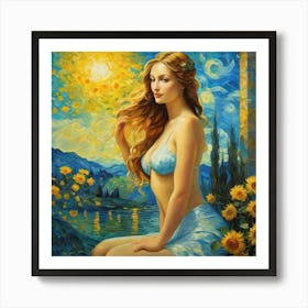 Sunflowers By Van Goghhhh Art Print