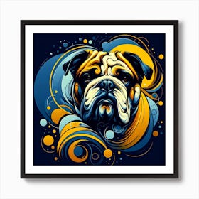 English Bulldog 02 Art Print