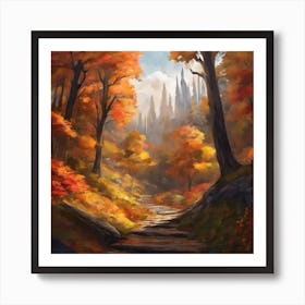 Path In The Woods Art Print