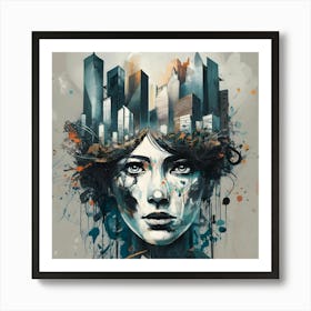 City Of Dreams Cityscape Art Print