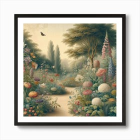 Garden Path Art Print