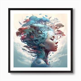 Clear Mind Abstract Thoughts 6 Art Print