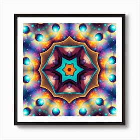 Psychedelic Mandala Art Print