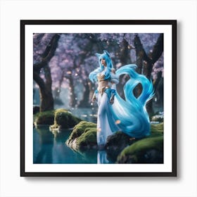 Blue Fairy Art Print