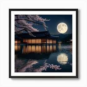 Kyoto - Cherry Blossom Art Print