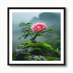 Peony Tree Art Print