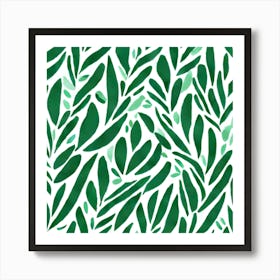 pattern Eucalyptus Leaves Art Print