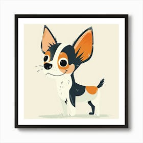 Charming Illustration Dog 1 Art Print