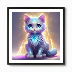 Cute Kitten 3 Art Print