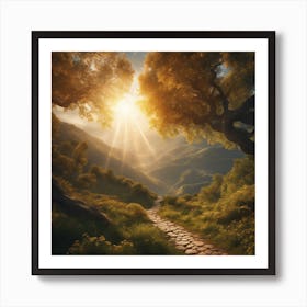 Path Through The Forest Art Print