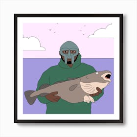 MF DOOM - Fish Fillet-O-Rapper Art Print