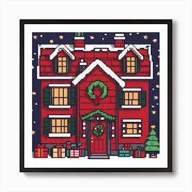 Christmas House 13 Art Print