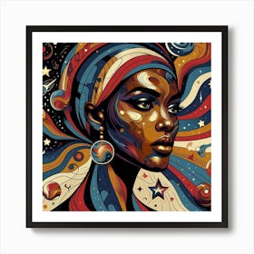 Miralise Celestial Portrait Art Print