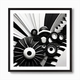 Black And White Art Art Print