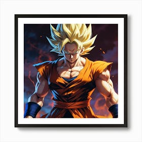 Dragon Ball Z Wallpaper 55 Art Print