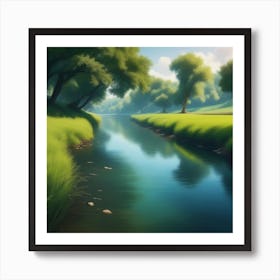 River 4 Art Print