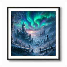 Frozen Echoes 31 Art Print