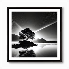 Lone Tree 26 Art Print