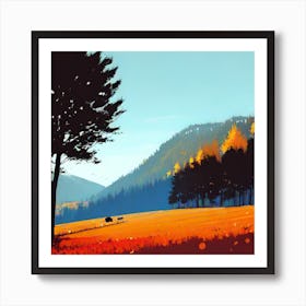 Autumn In The Mountains 20 Art Print