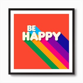 Be Happy Affiche