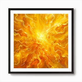 Solar Plexus Chakra (Manipura) 1 Art Print