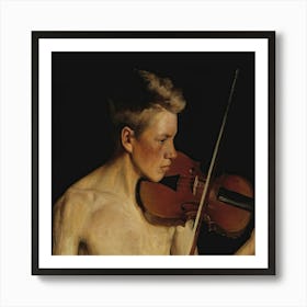 The Violinist (1900), Pekka Halonen Art Print