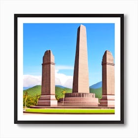 Monument - Monument Stock Videos & Royalty-Free Footage Art Print