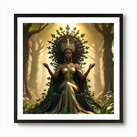 Queen Of The Forest 15 Art Print