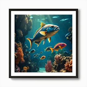 Underwater2 Art Print