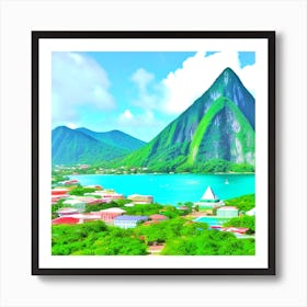 St Lucia 15 Art Print